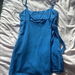Zara Electric Blue Cutout Jumpsuit